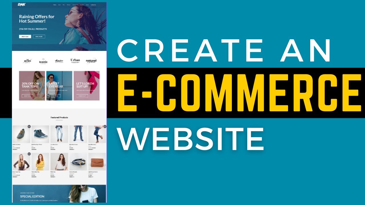 Build an E-Commerce Website