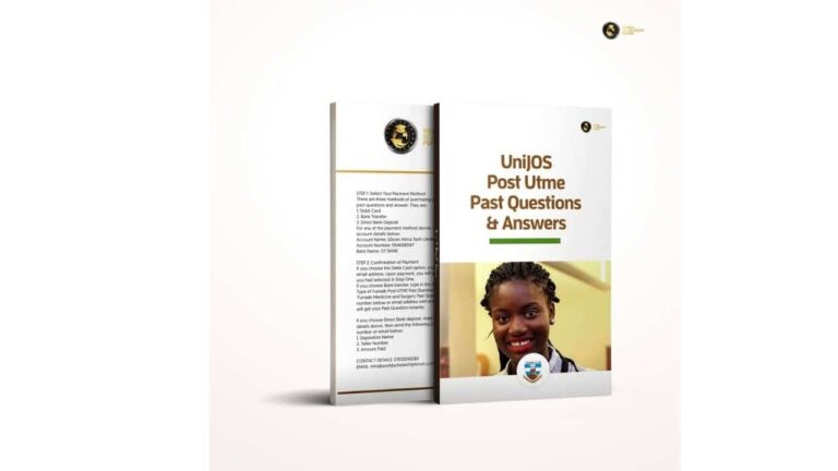 Read more about the article UniJos Post Utme Past Questions And Answers 2022